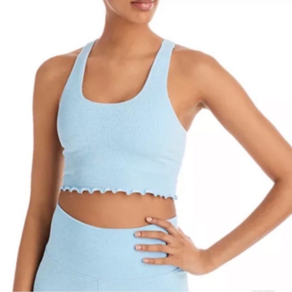 Spiritual Gangster Amor Cropped Tank Light Blue Size XS/S