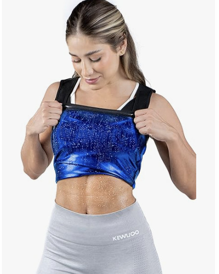 Kewlioo Premium Sweat Shaper Sauna Vest For Women, Slimming Neoprene Thermal Top