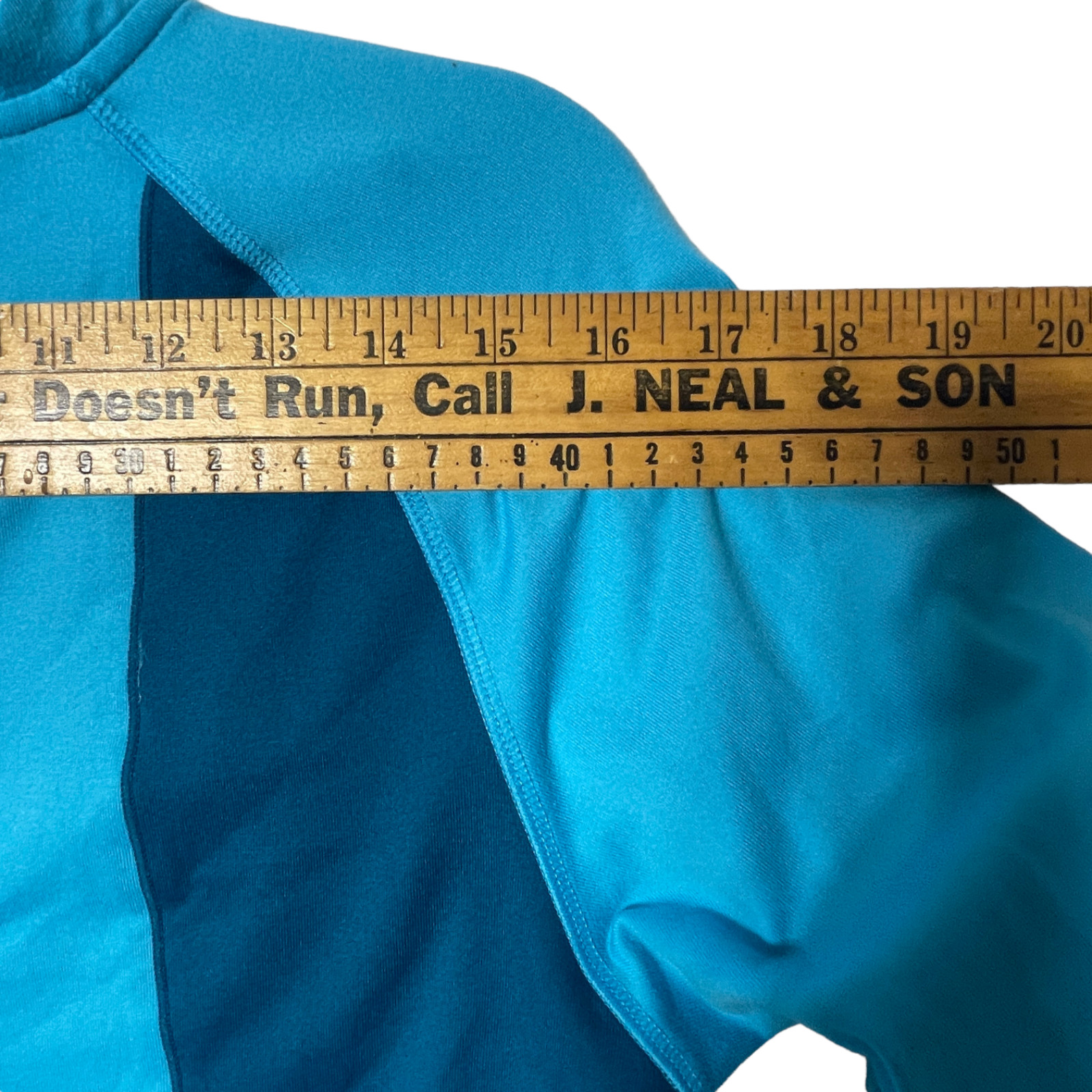 C9 by CHAMPION Womens Medium Pullover Semi-Fitted 1/4 Zip Athletic Workout Blue