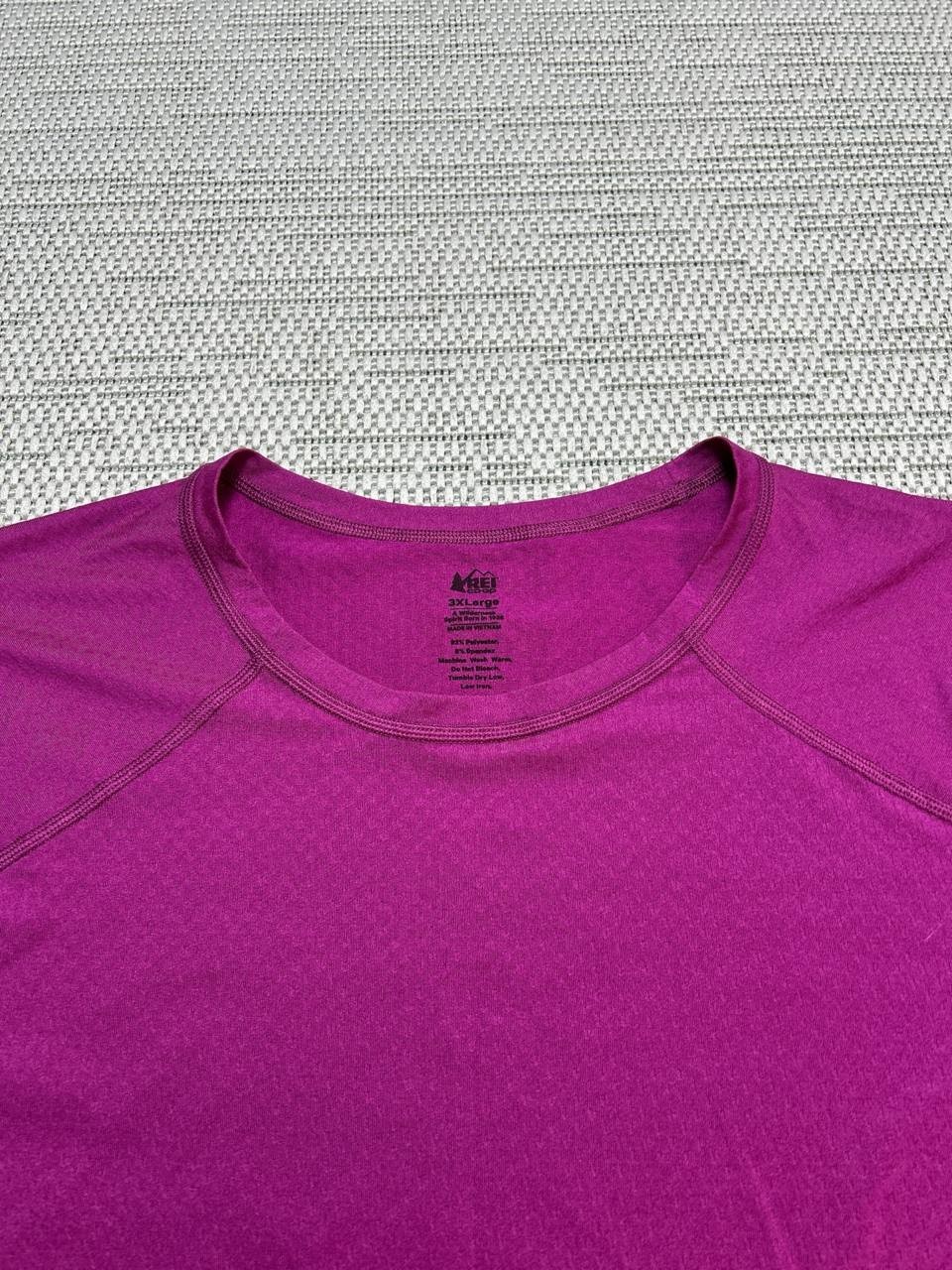 REI Co Op Midweight Base Layer Crew Top Womens 3XL Pink Stretch Athleisure Yoga