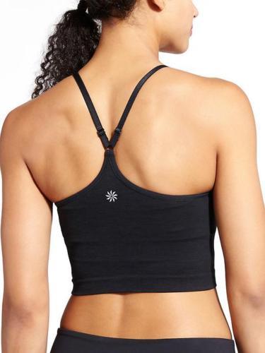 NWT Athleta Eagle Pose Bra, Wild Raisin SIZE L #350777 v1019
