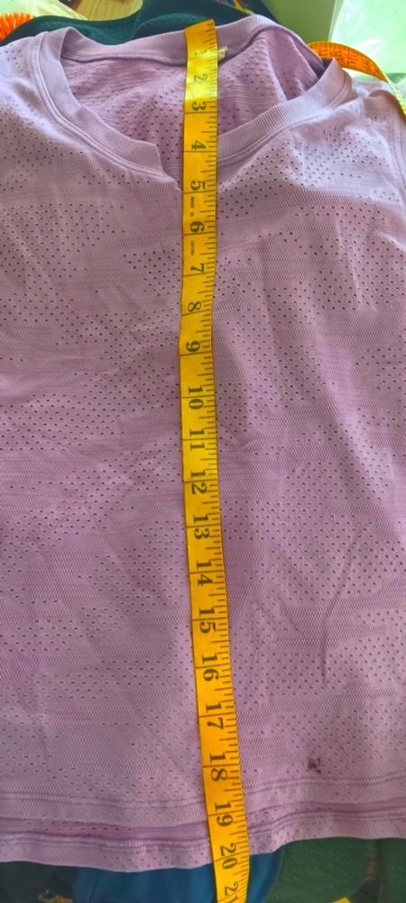 Lululemon 8 Train to Be Mesh Tank Top *Camo Dot Camo Wisteria Purple W1CSRS