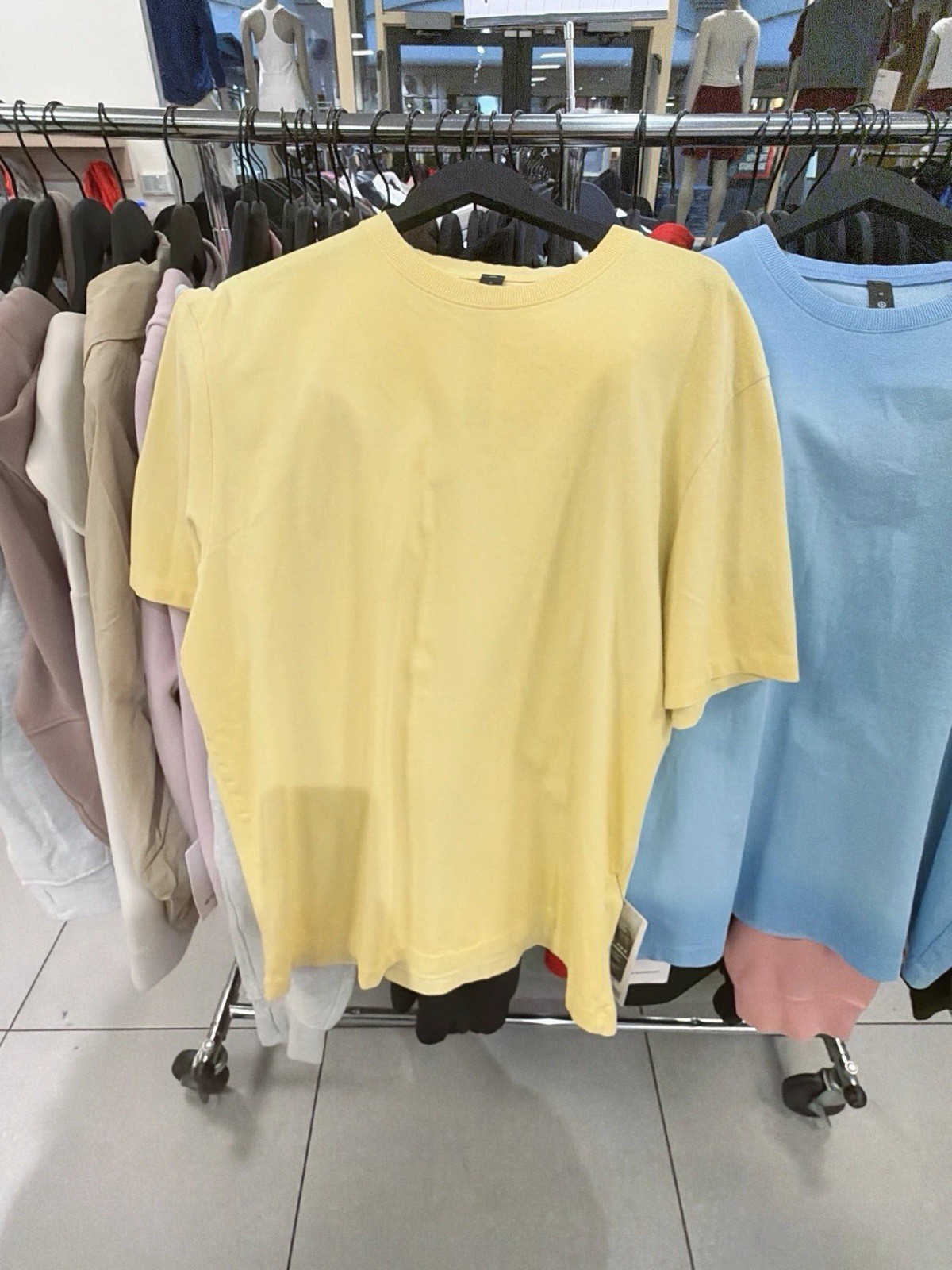 NWT lululemon Size M Heavyweight Cotton Jersey Tee shirt FDVG Size L