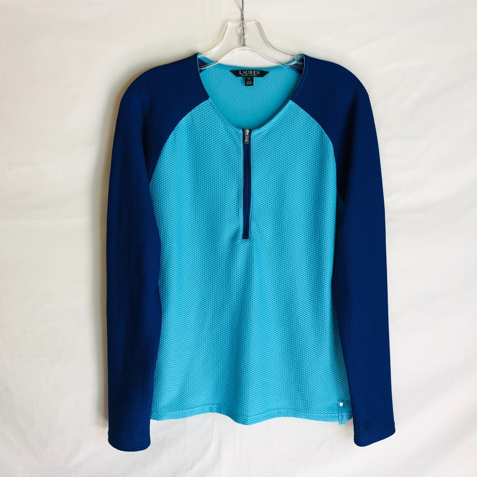 Lauren Ralph Lauren LRL Women’s XL Pullover 1/4 Zip Long Sleeve Golf Top Shirt