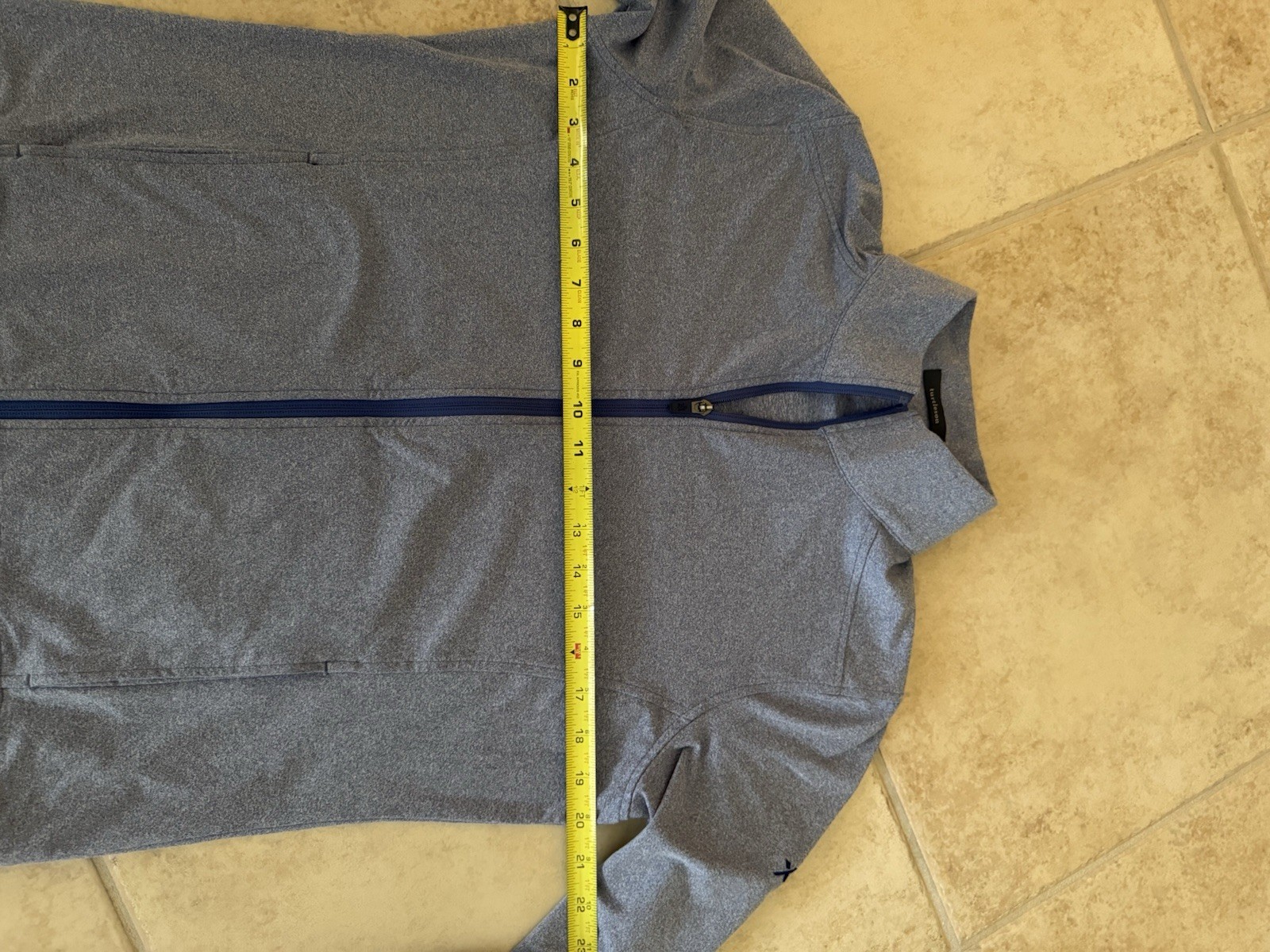 Turtleson Full Zip Up Size Medium Blue