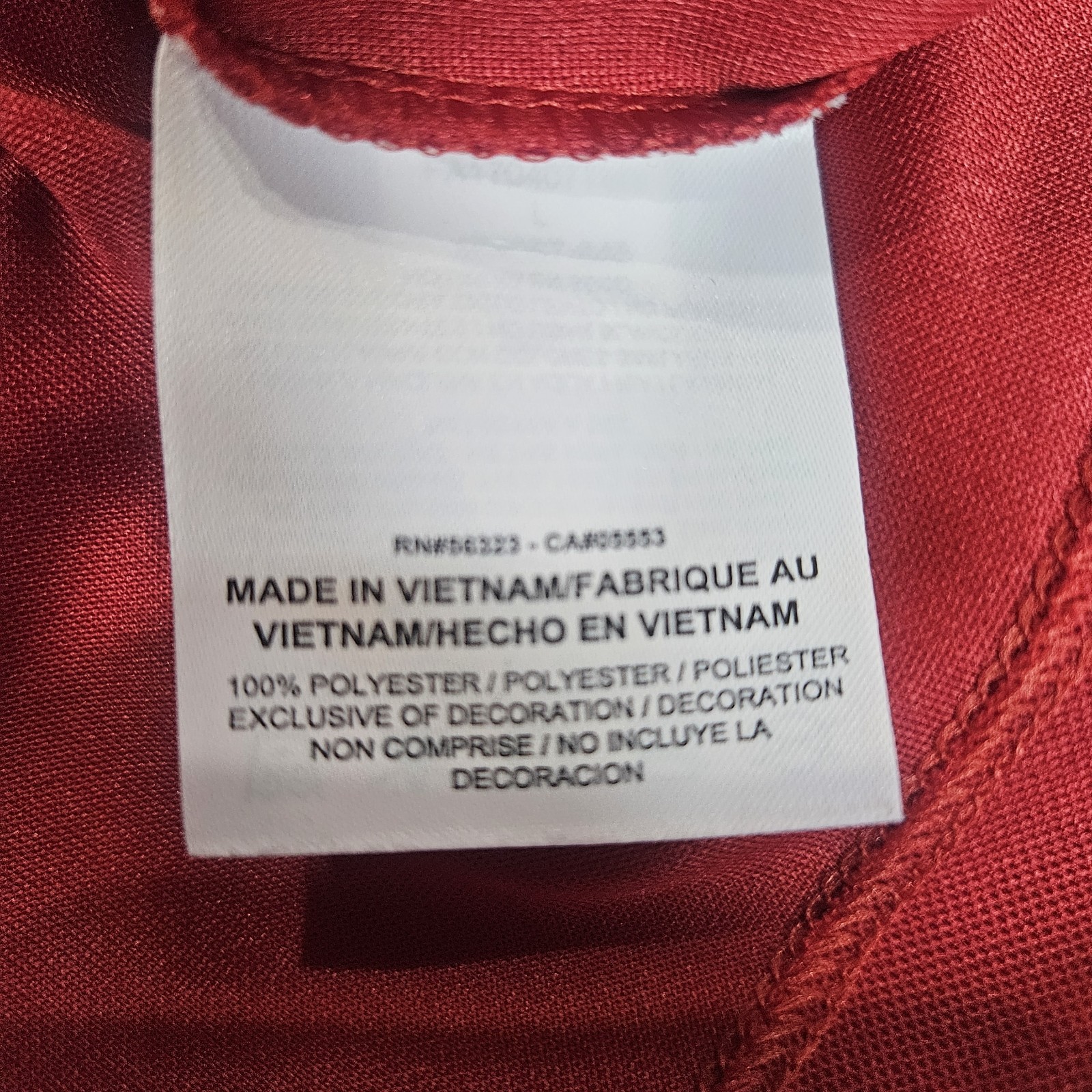 Joe Namath Nike Polo Shirt Womens Large Red Legends Golf Limited Edition Logo
