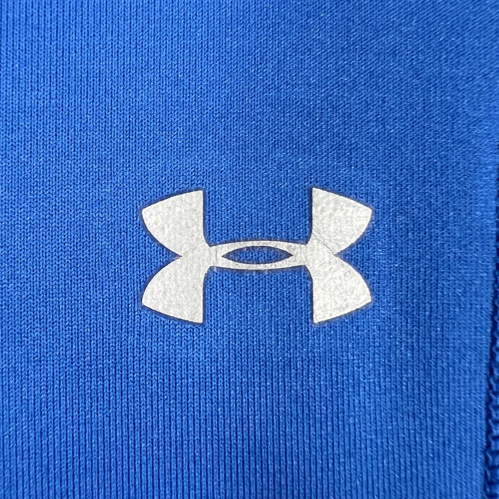 Under Armour Track Jacket Womens Medium Blue Full Zip Athletic Stretch Running