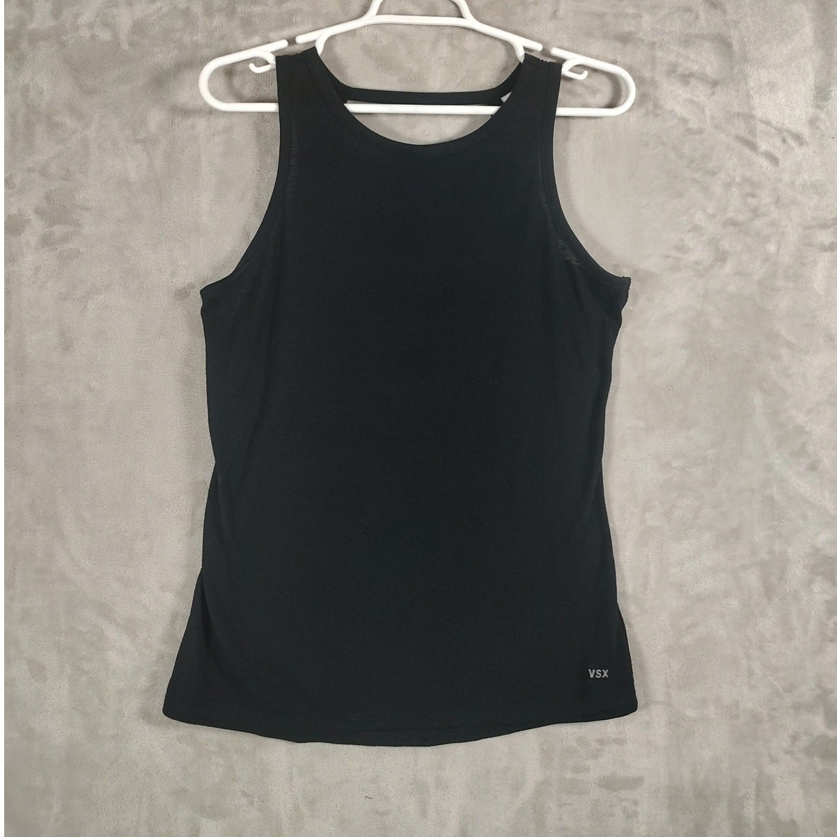 Women’s Workout Tank Victoria Secrets (VSX) Black Ladder Back Size Small Casual
