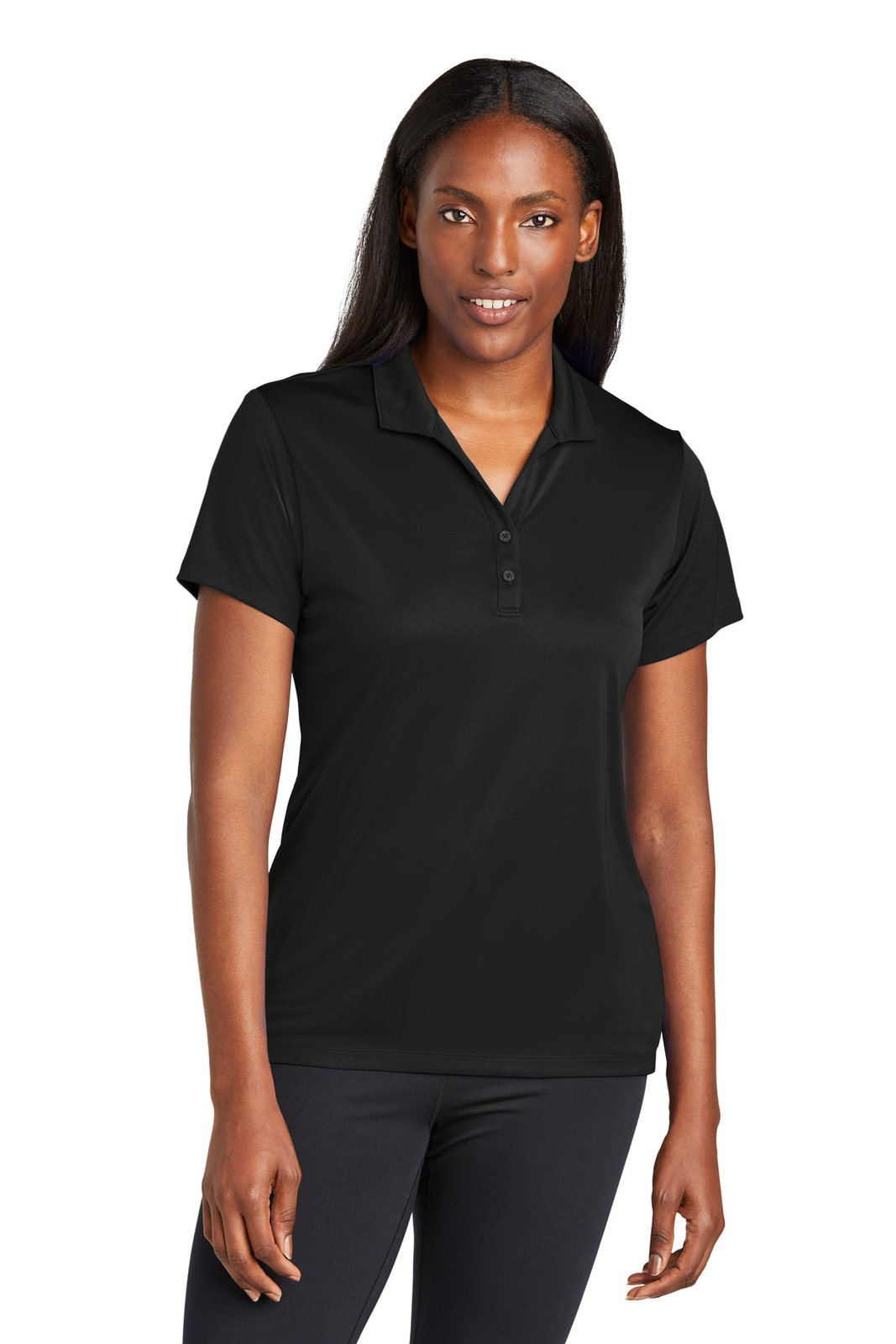 Sport-Tek LST725 Womens Short Sleeve Posi-Charge Re-Compete Polo