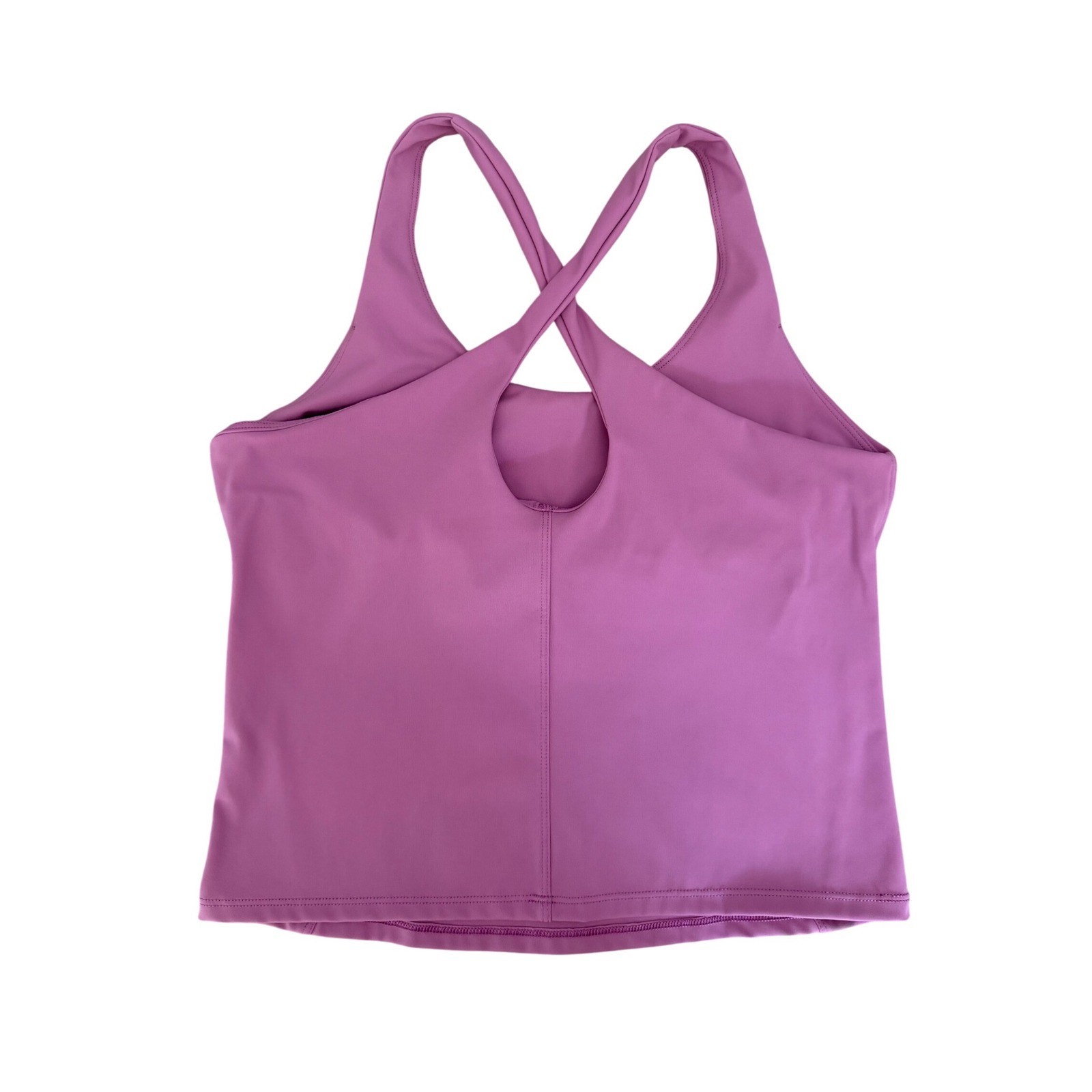 Spanx Tank Contour Crossback Shelf Athletic Blush Pink Small