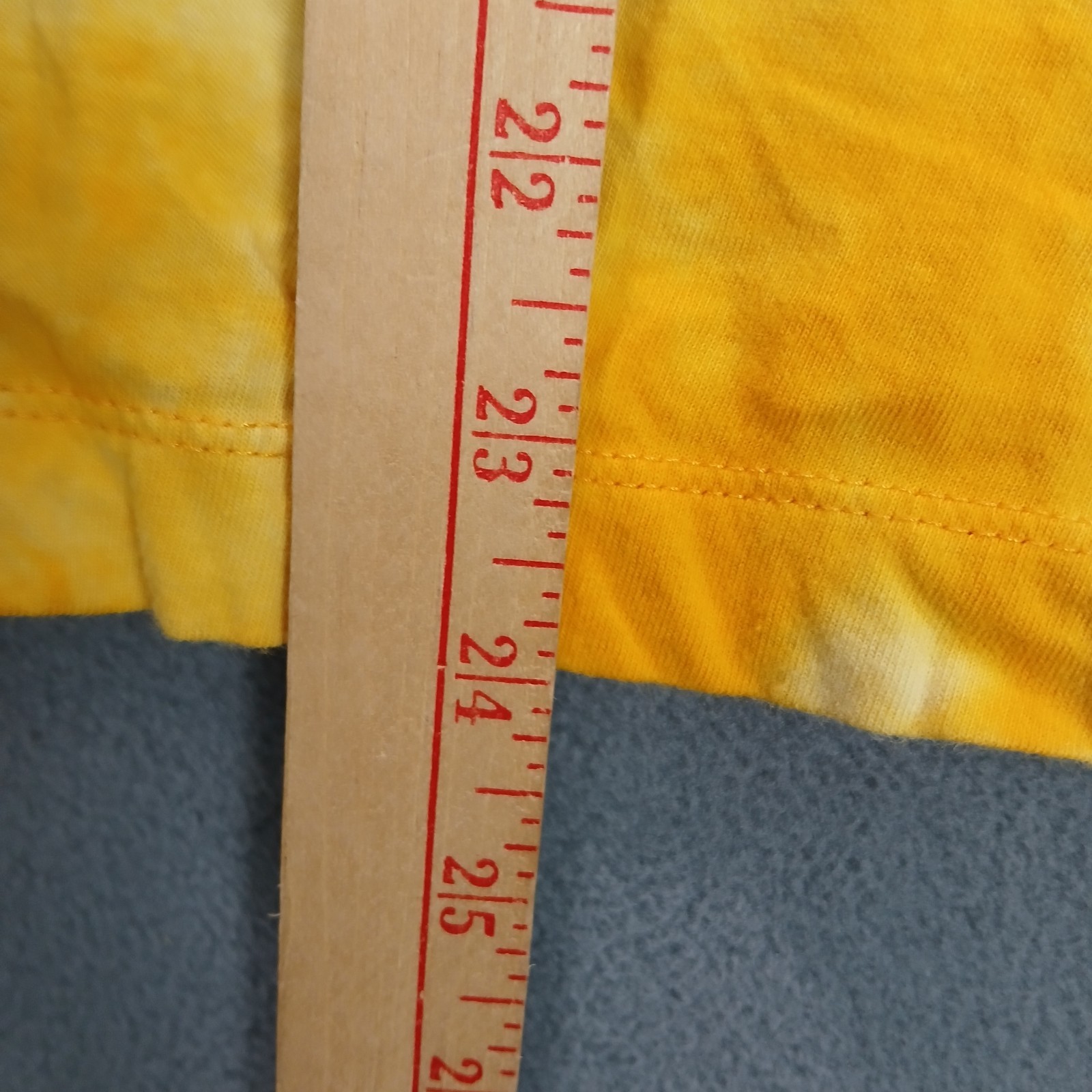 Dickies Muscle Tank Top Women XL Yellow Tye Dye Cotton Athletic Workwear Running