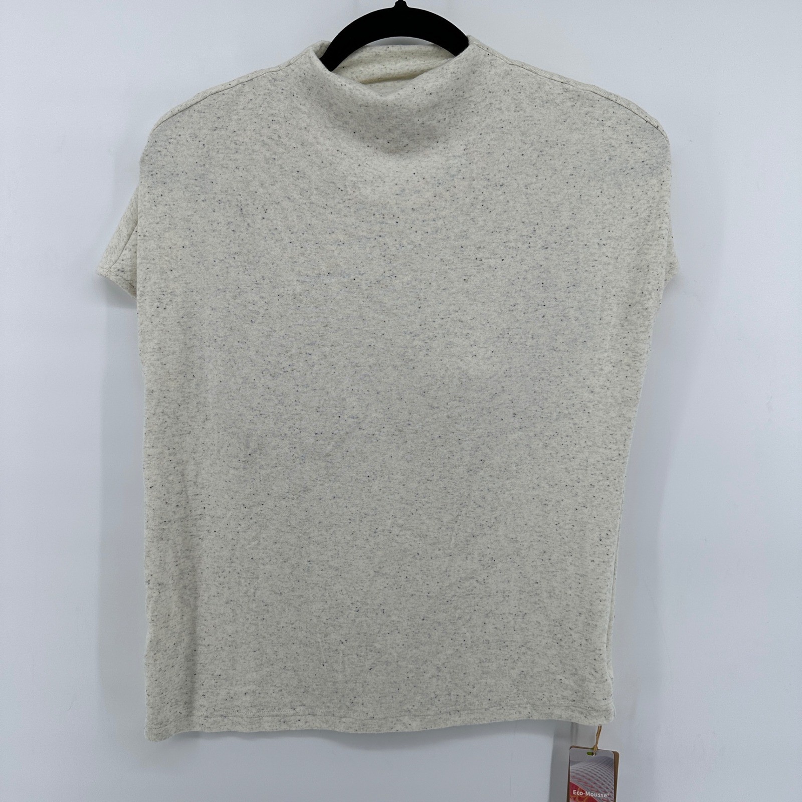 OGL Move Essential Mockneck Brami Top Cap Sleeve Thermal Rib Knit Small NWT