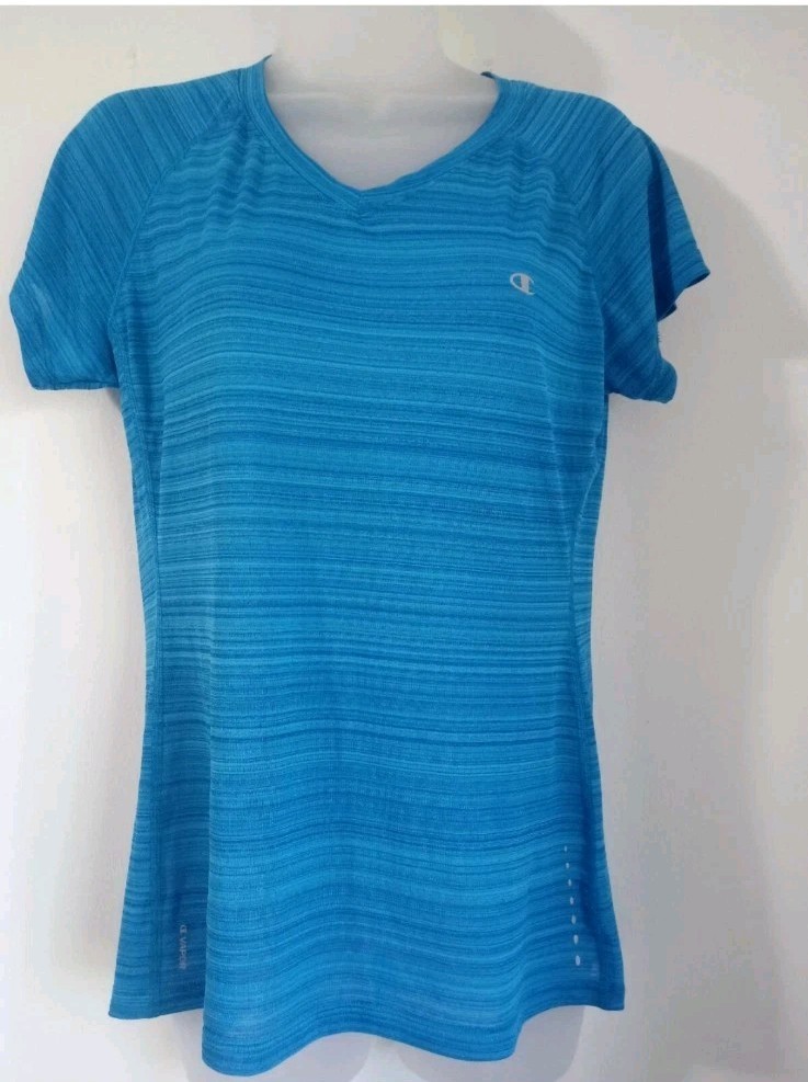 Champion Performance Vapor Women’s T-Shirt Blue Size M *