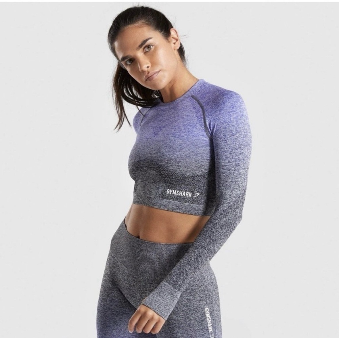 Gymshark Ombré Seamless Crop Top/ Size Small