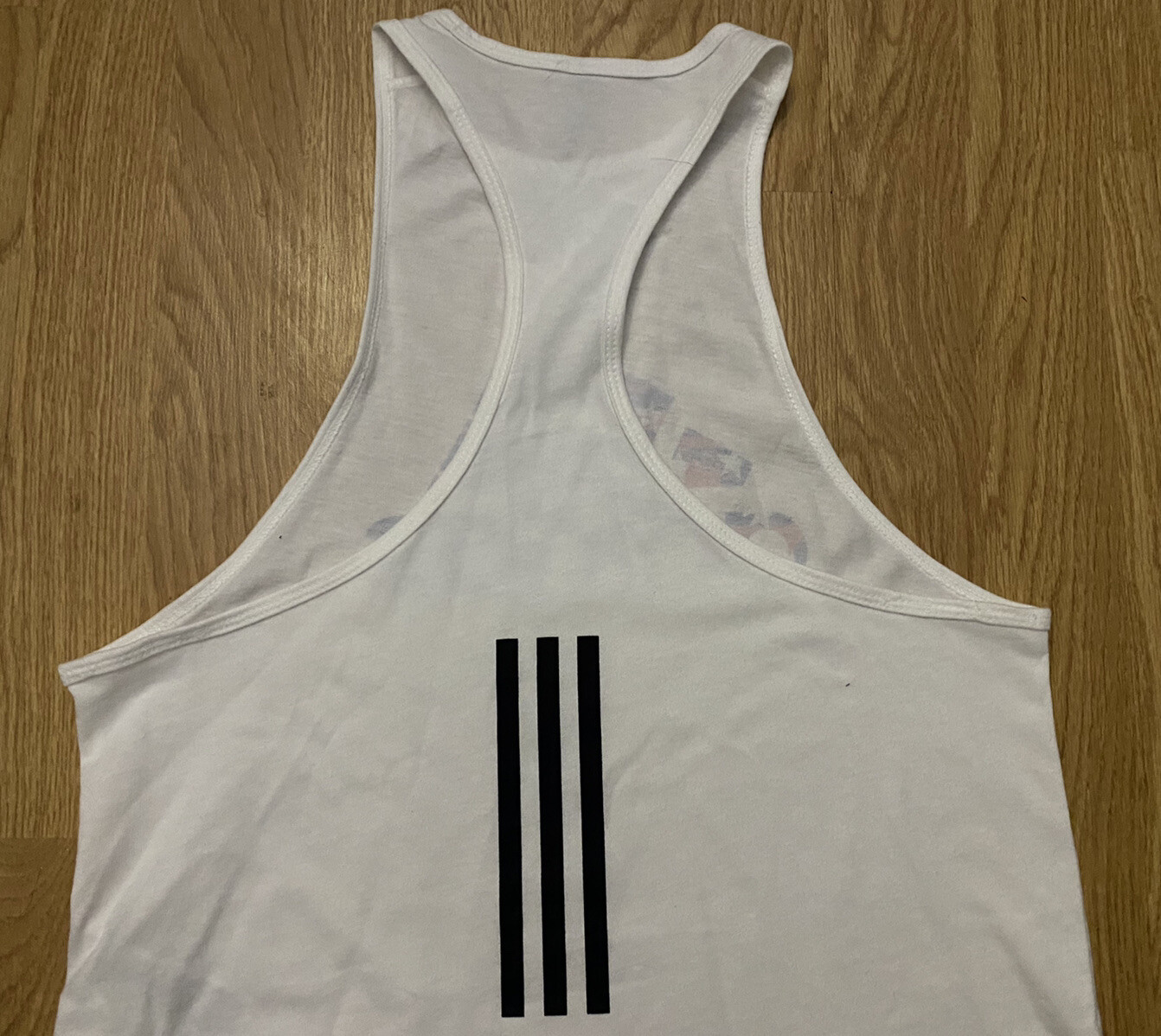 👚Adidas MEDIUM Versatile Multi Sport Tank Top White America Legend Ink 2I