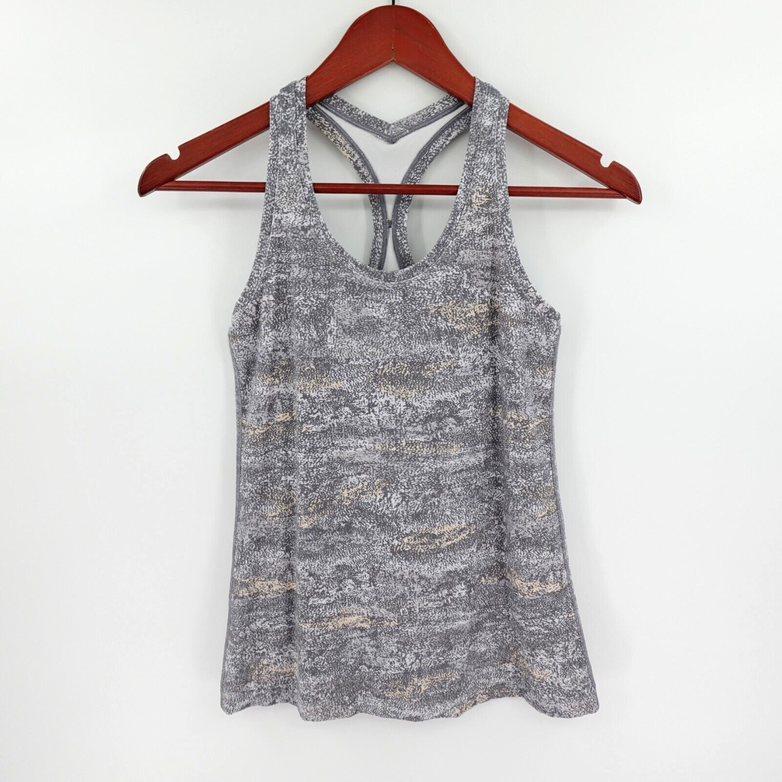 Lululemon Cool Racerback Tank Womens XXS Frozen Vista Alpine Top Running
