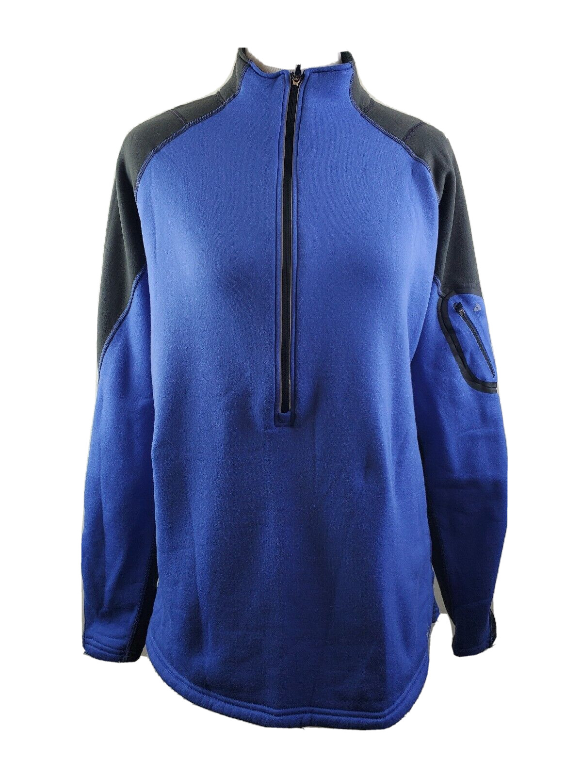 REI Women’s Long Sleeve Quarter Zip Pullover Blue Size XL Fleece Camping Hiking
