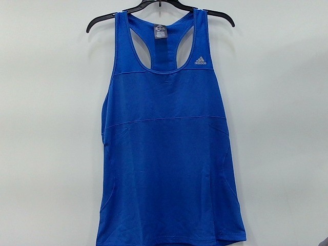 Adidas Running Cross Tank Top Size XL Blue Glo Racerback Athletic Activewear