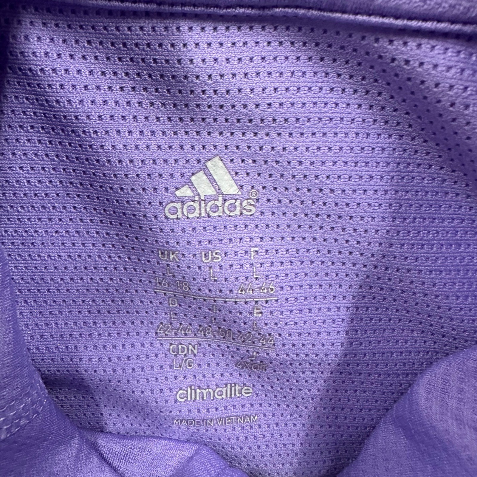 Adidas Pullover Womens Size L Purple Climalite Ruched Quarter Zip Thumbhole Cuff