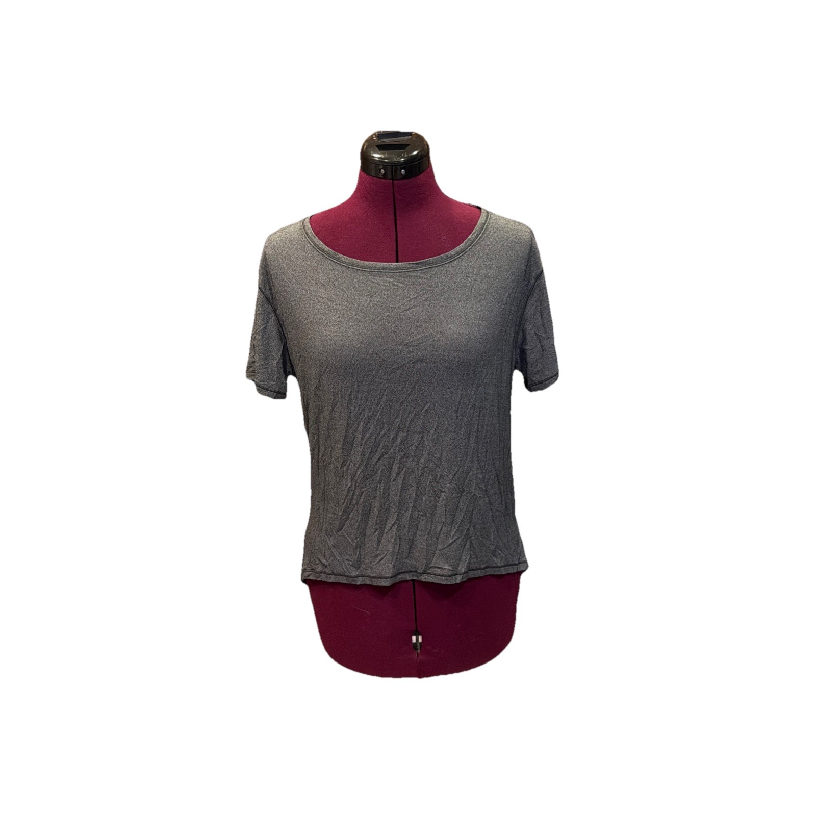 Lululemon Gray Fall In Place Short Sleeve Sz S/M