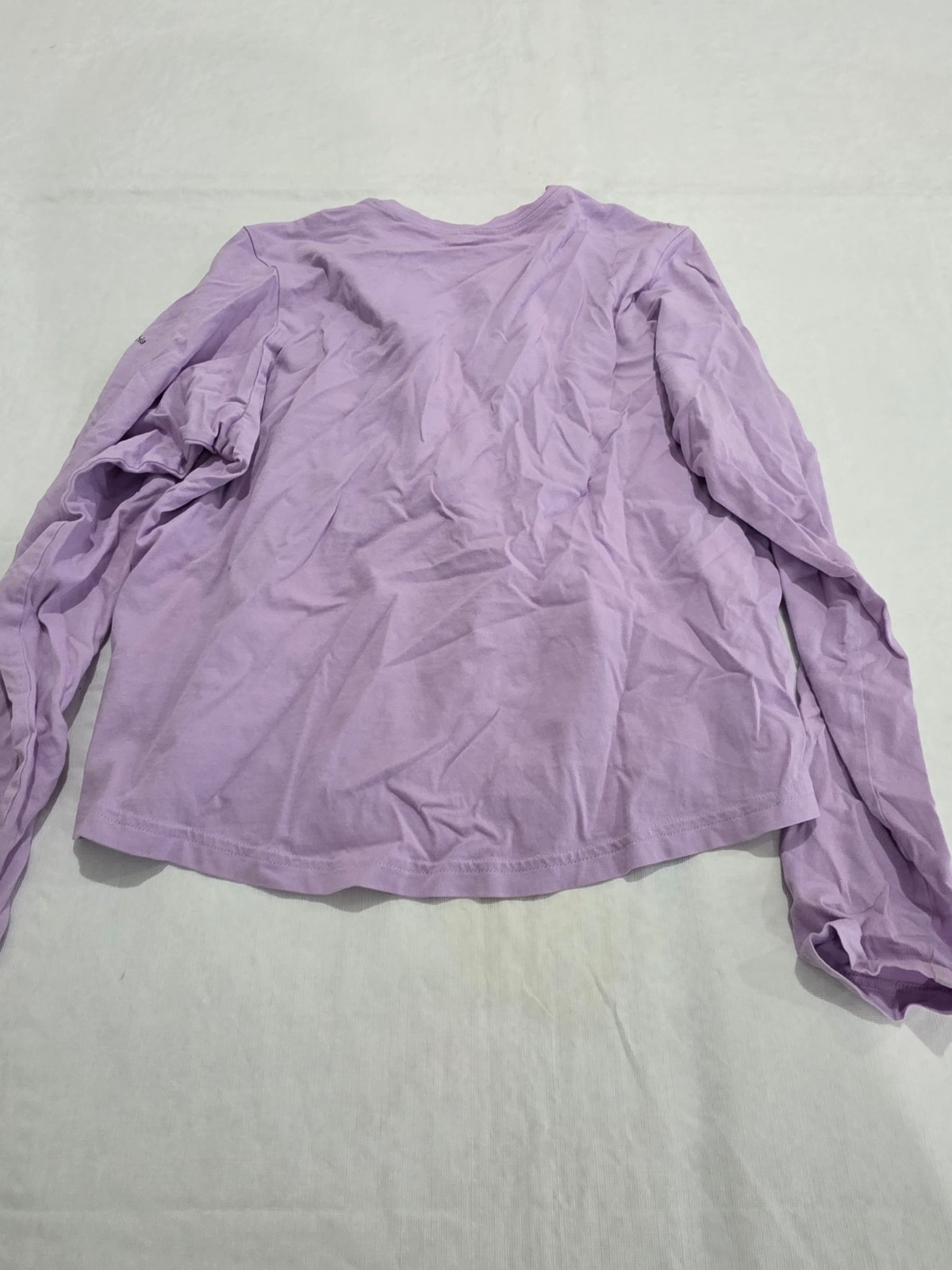 Columbia Semi Fitted Work Out Long Sleeve T-Shirt Purple Size XS