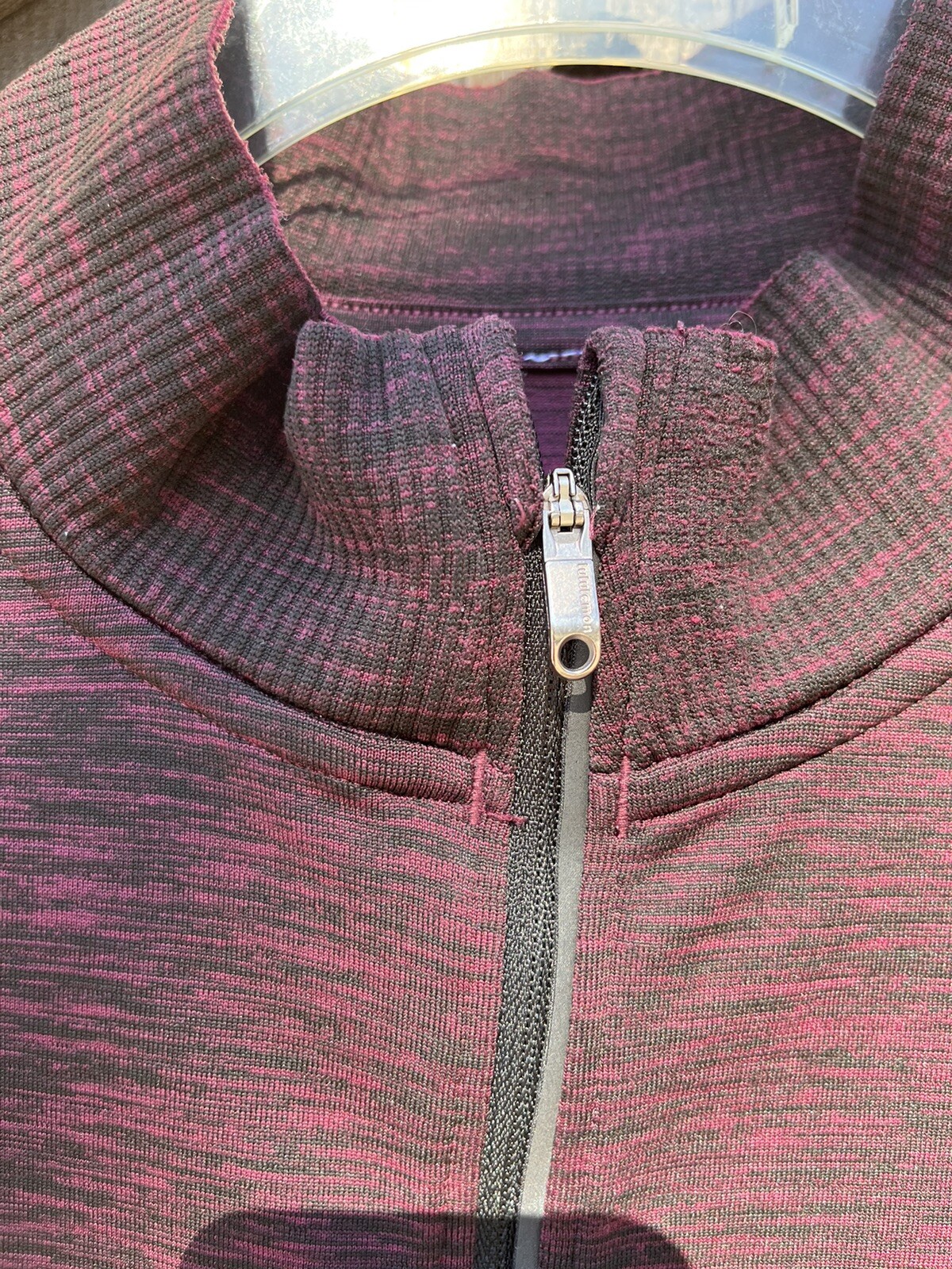 Lululemon Long Sleeve Pullover Maroon Size Large (see Measurements Below)