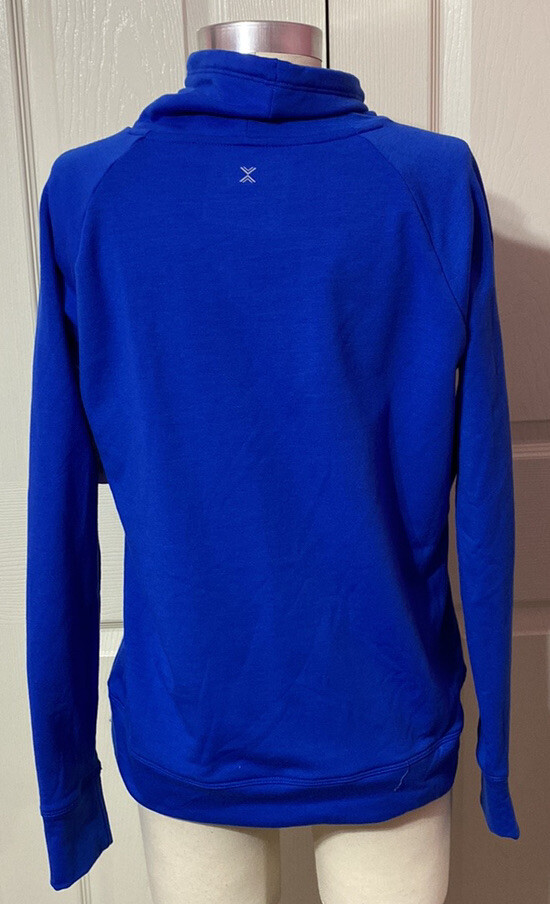 XERSION Womens Blue Active Pullover Fleece Top NWT Size S