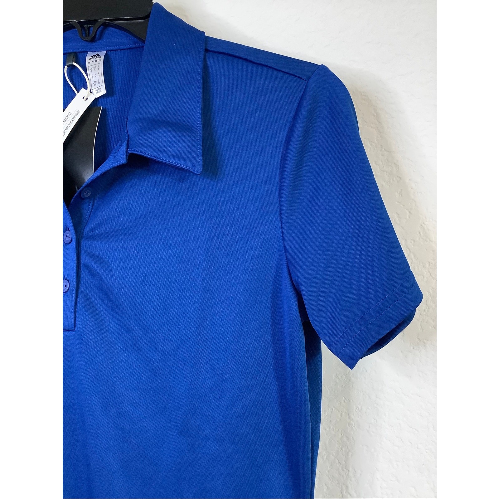Adidas Women’s SM Collegiate Royal Performance Primegreen Golf Polo Shirt S6-12