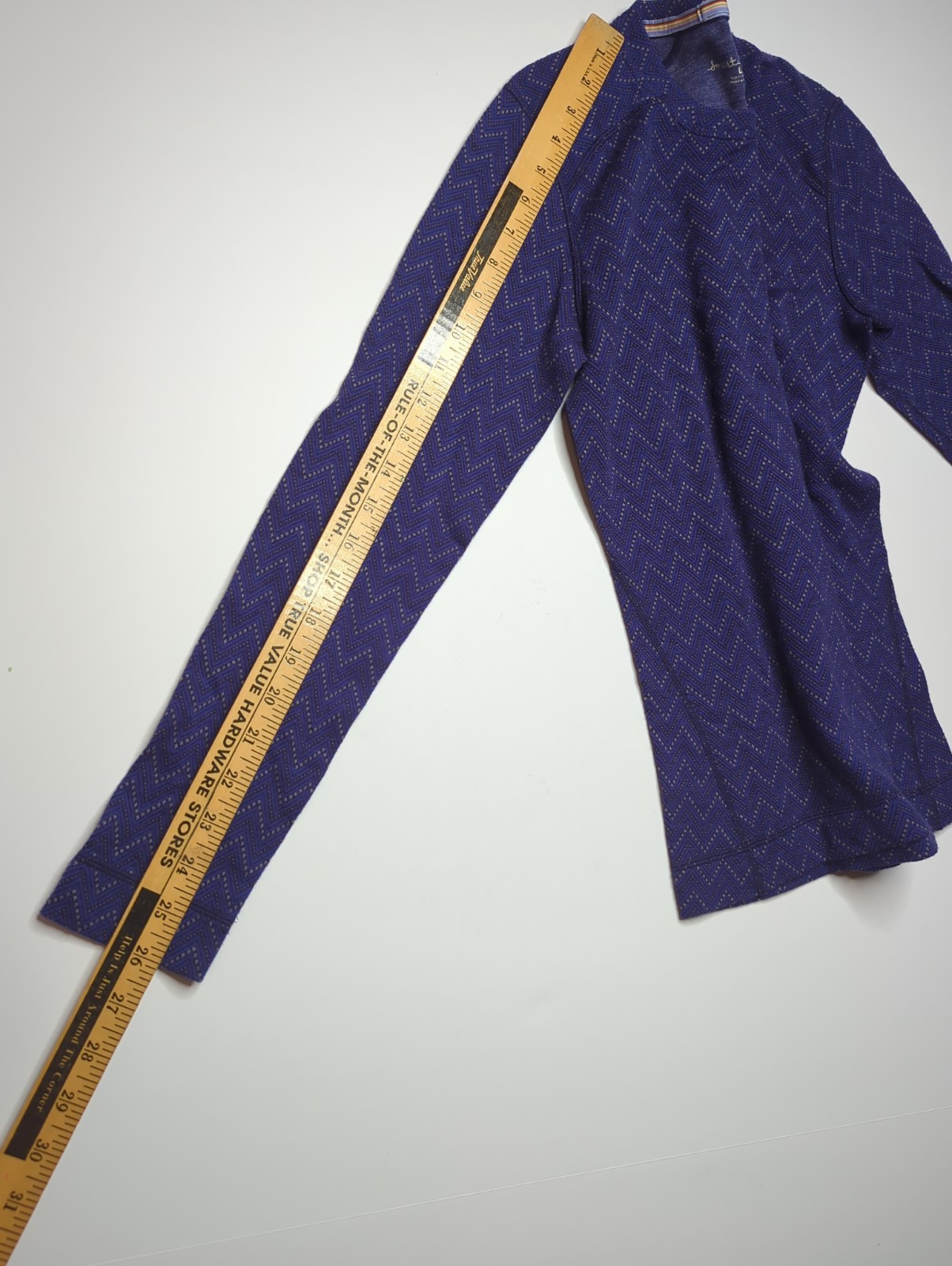 Smartwool Merino 250 Base Layer L Purple Chevron Crewneck Gorpcore Apres Ski