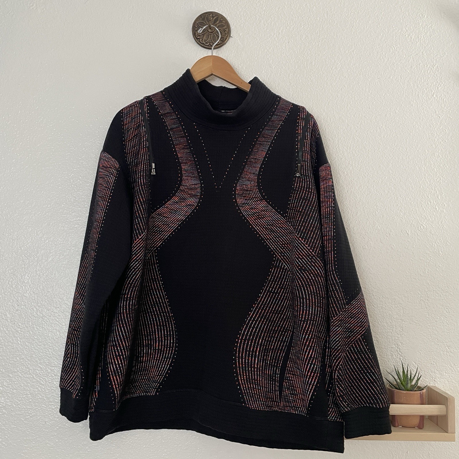 Nike City Ready Mock Neck Tech Pack Women Running Oversized Sweatshirt Size M