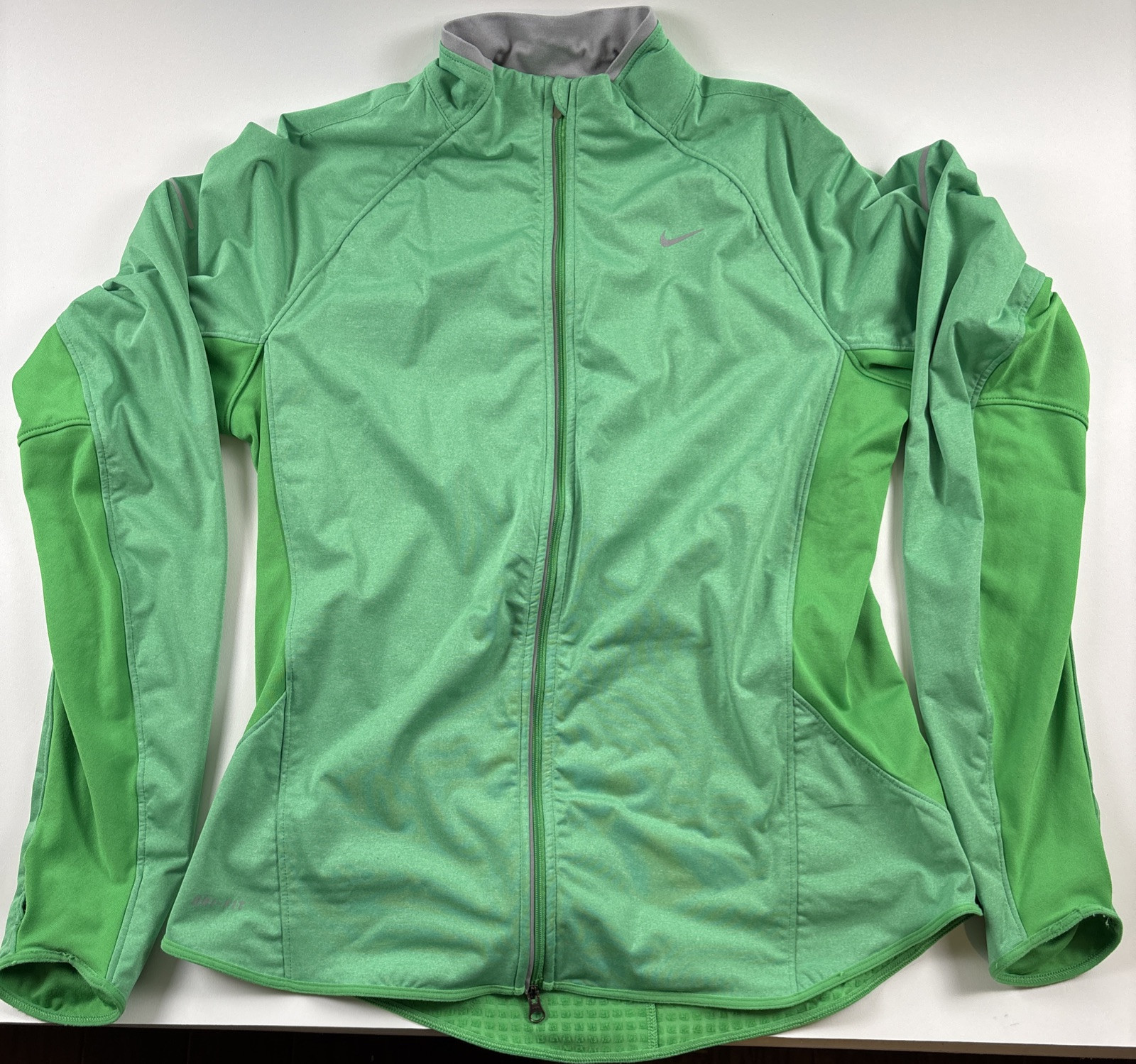 Nike Women’s Jacket Green Long Sleeve Athletic Top RN#56323 CA#05553