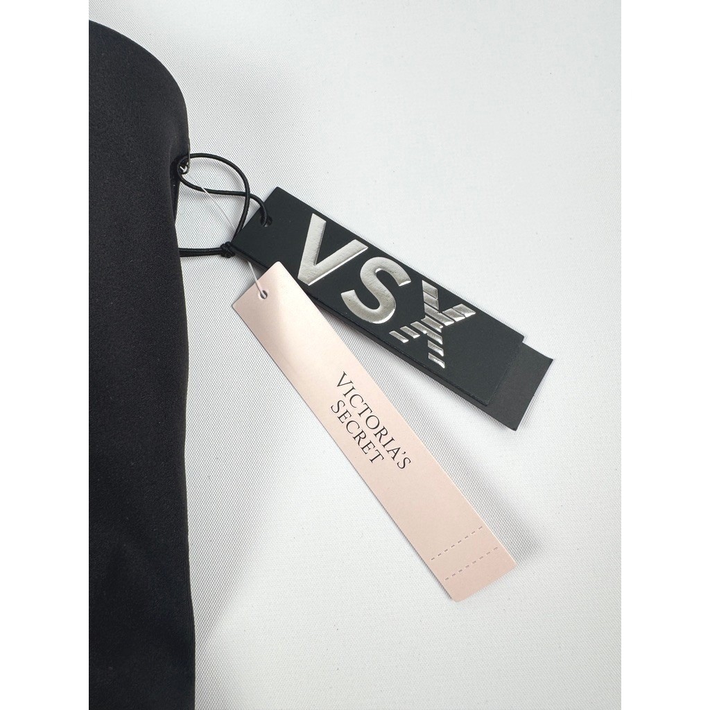 Victoria’s Secret VSX Elevate Backstage Strappy Tank Top Black Medium
