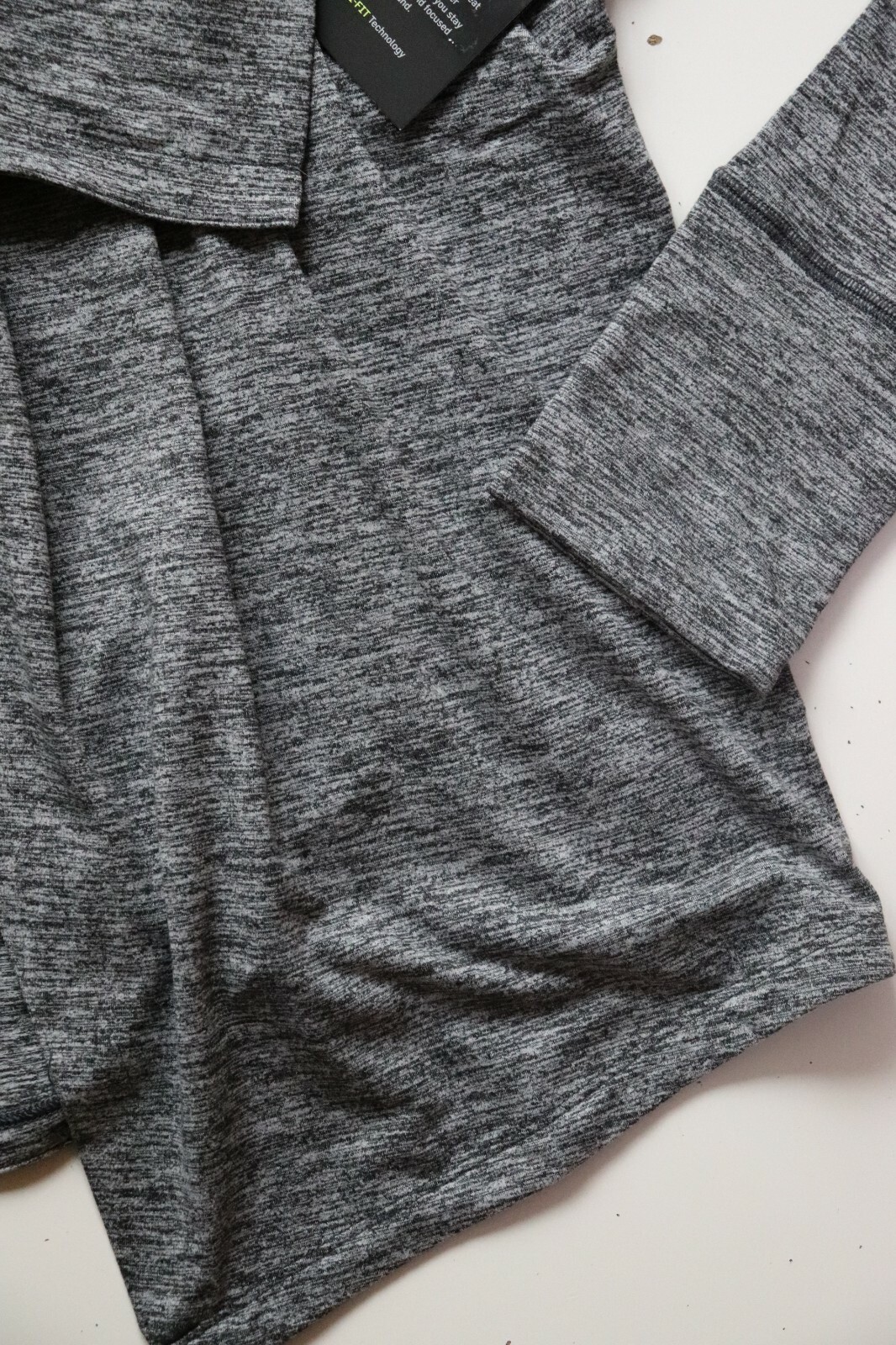 NIKE YOGA DRI FIT WRAP COVER UP LONG SLEEVE TOP – GREY CD3210-010 – WOMEN S