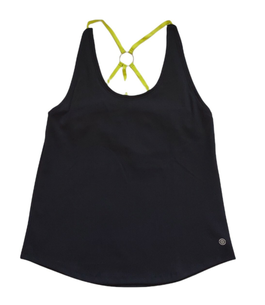 Womens Active Top Max Studio Performance Rita Solid Tank Size Small Black
