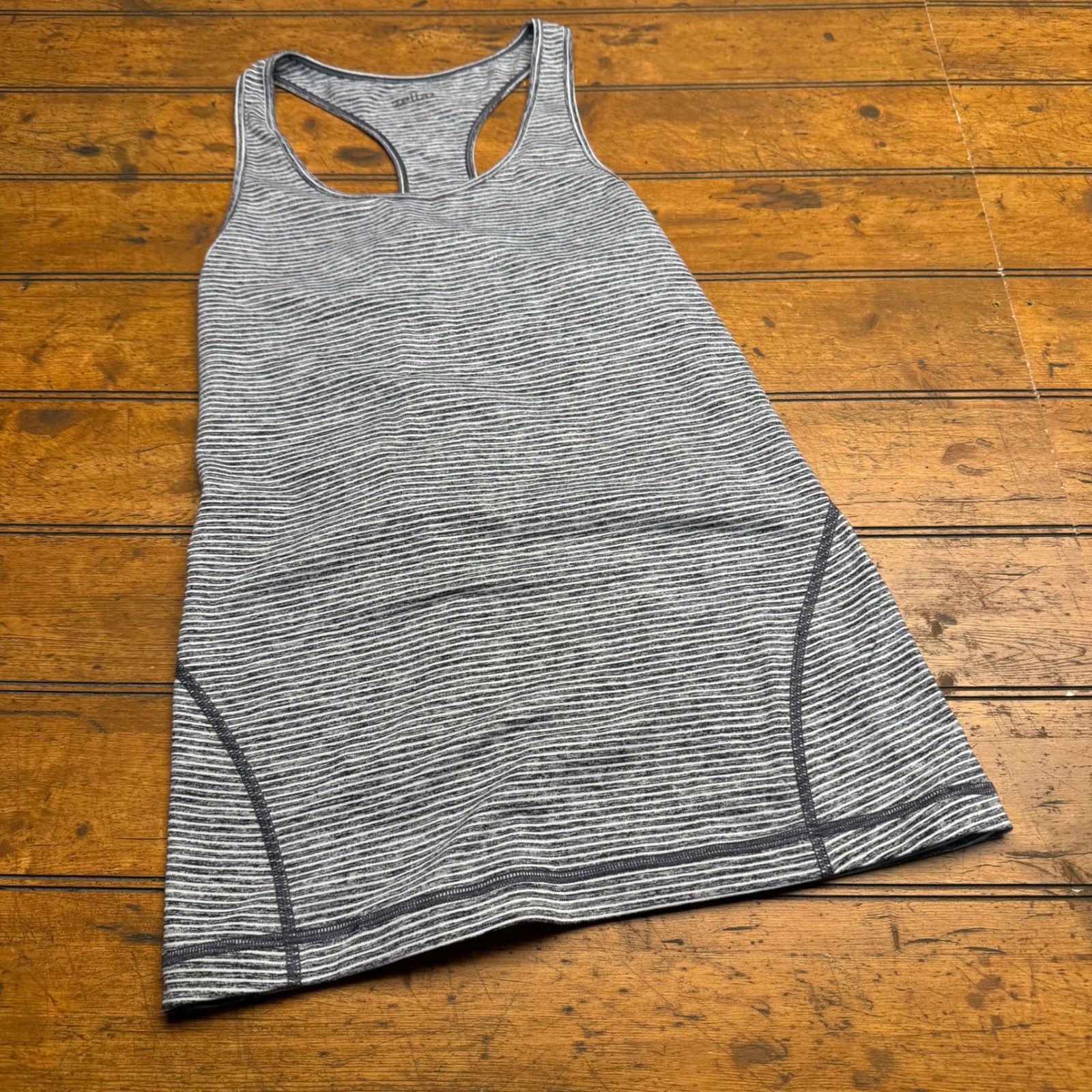 Zella Women’s Striped Racerback Tank Top Athletic Workout Gym Activewear