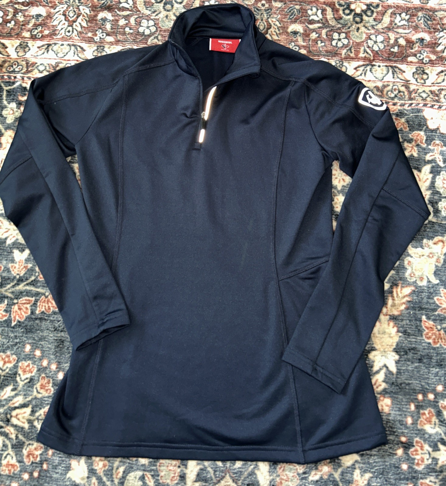 Rossignol Womens 1/4 Zip Pullover Athletic Shirt Size M. Color ~Eclipse