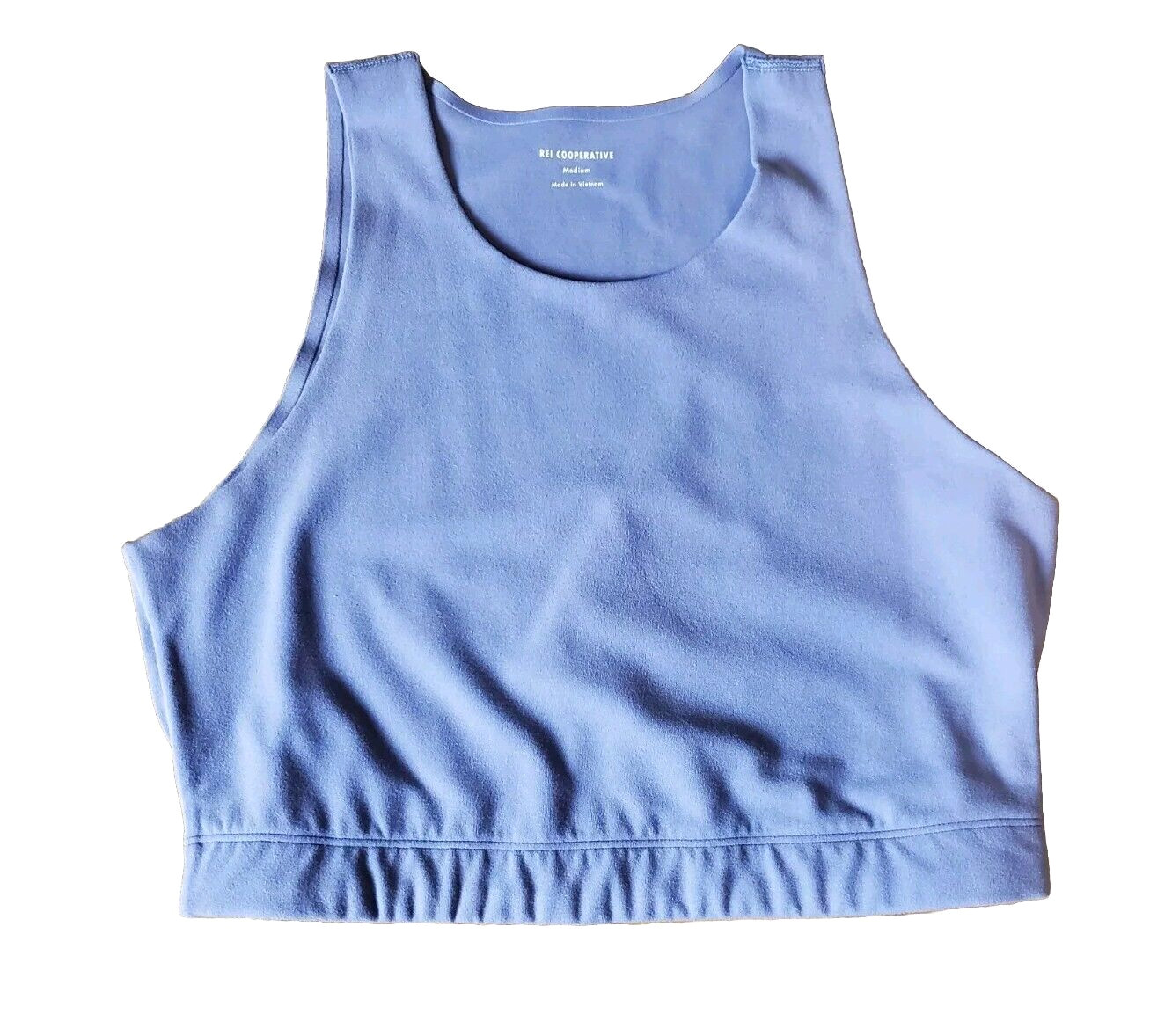 REI Co-op Women’s Crop top Take Your Time Bra Camping Hiking SUSTAINABLE Eco