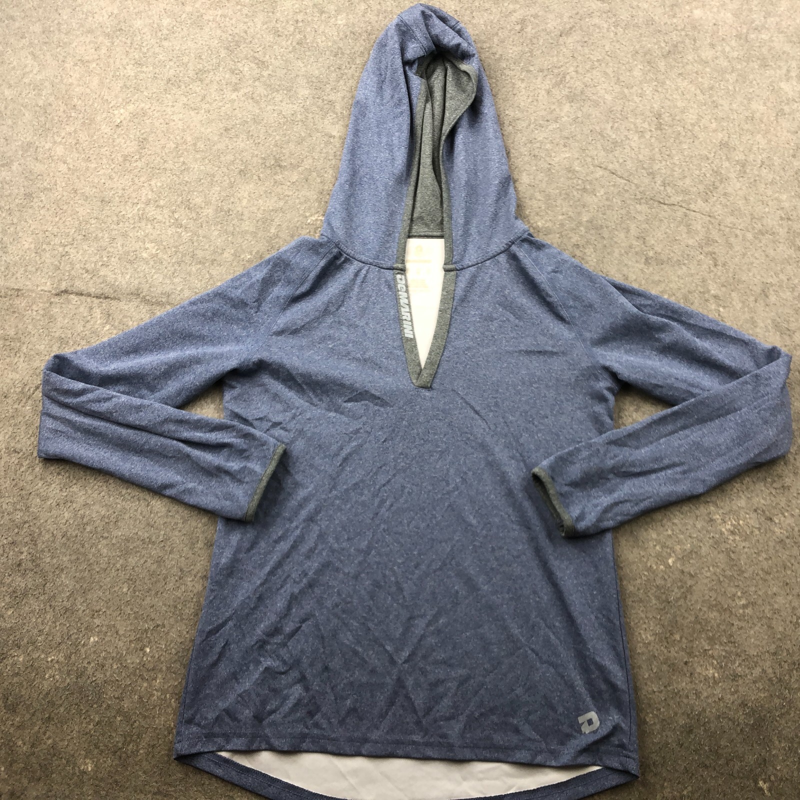 Demarini Pullover Womens Small Blue Gym V Neck Gym Workout Casual Baseball*