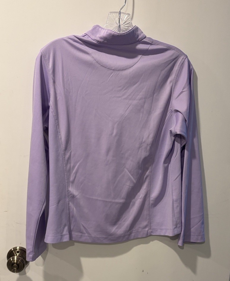 Tail Tech Light Purple Quarter-Zip Active Pullover M