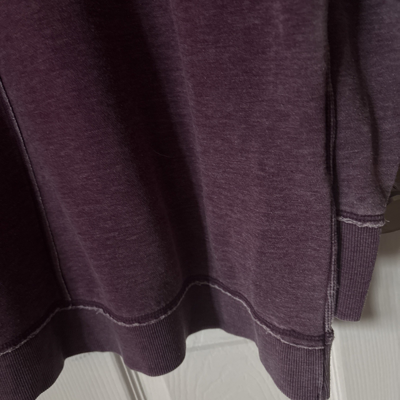 CALVIN KLEIN PERFORMANCE COWL-NECK THERMAL CROSSOVER HEM FLEECE PULLOVER XXL