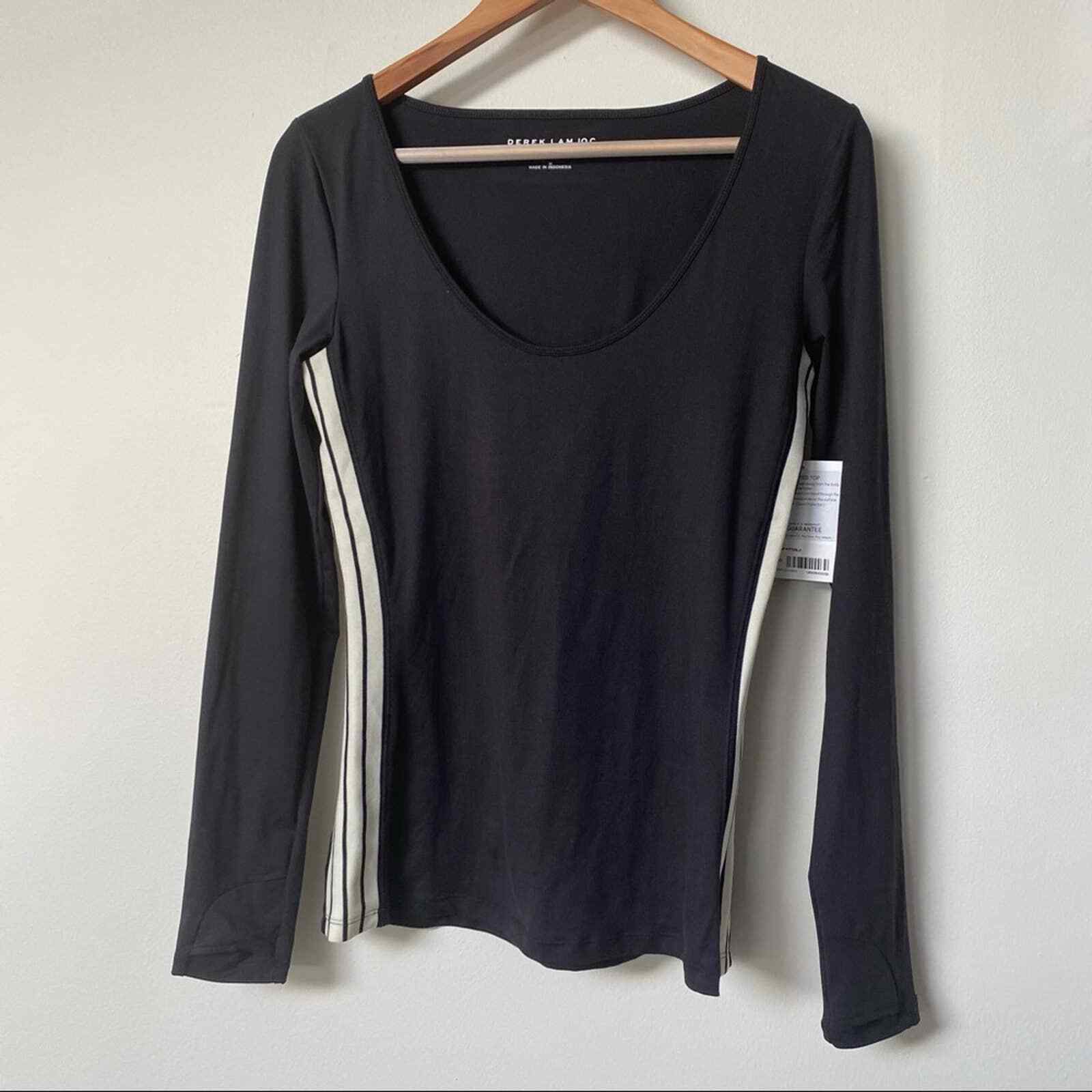 Derek Lam 10C Athleta layer up fitted top size Med
