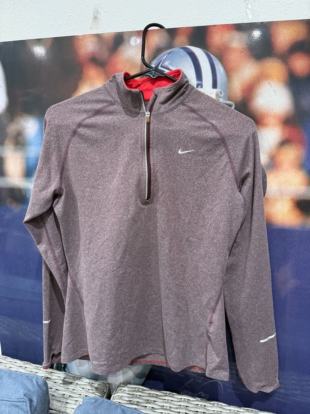 Nike Dri-Fit Women’s Quarter-Zip Athletic Pullover Long Sleeve
