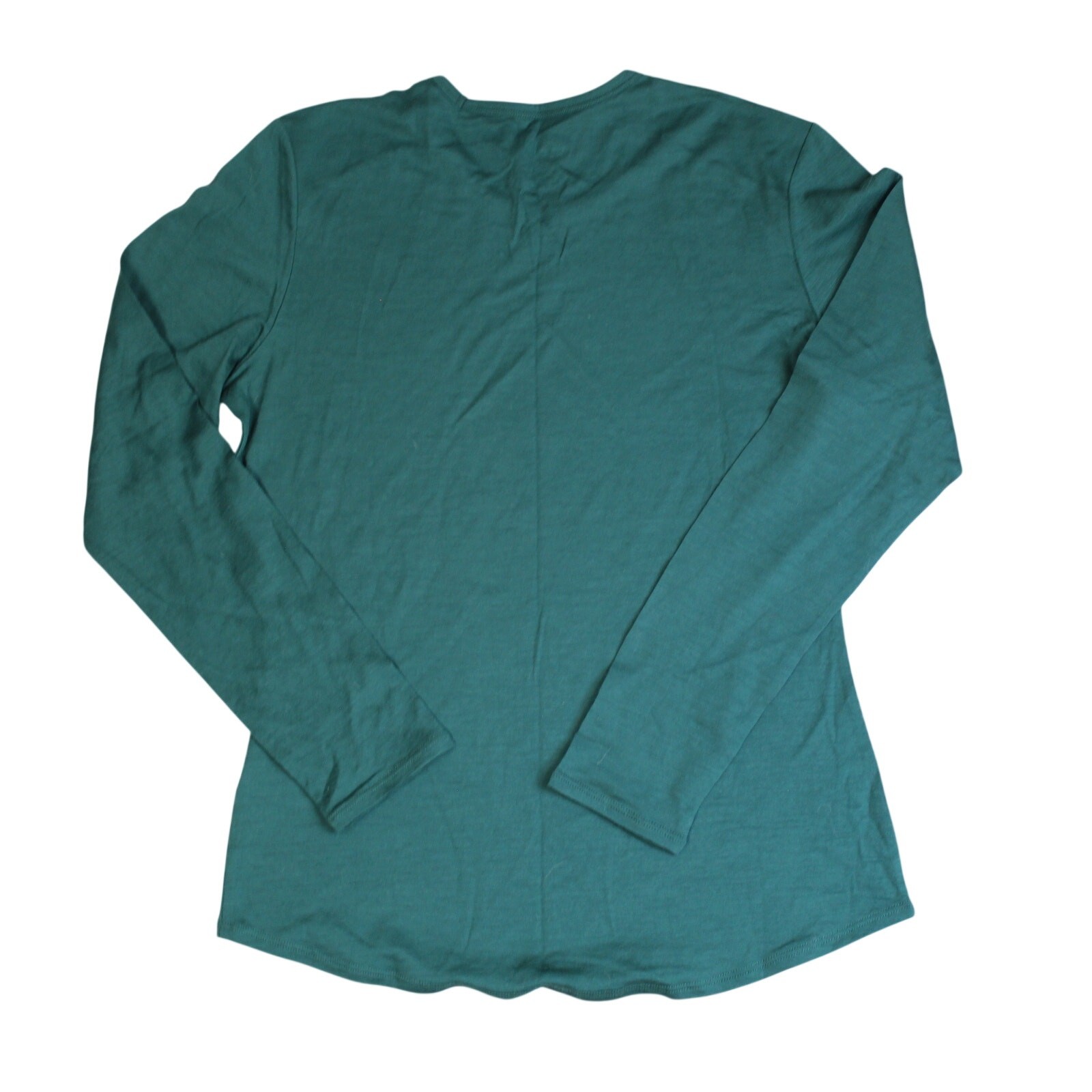 Segments Base Layer Shirt Womens Medium Green 100% Merino Wool Lightweight