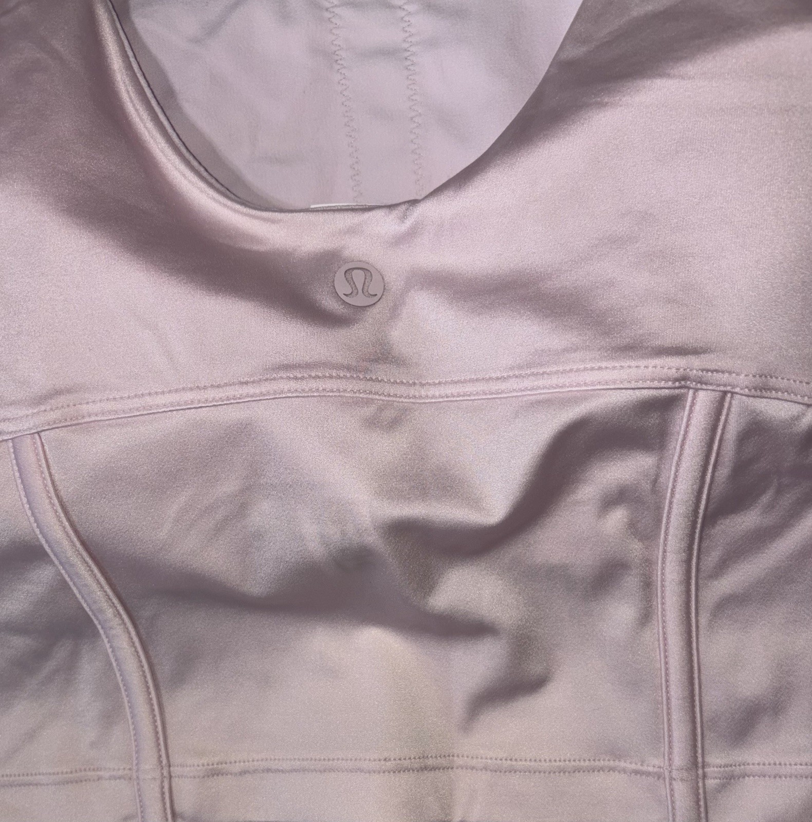 NWT💖LULULEMON💖SIZE 12💖ALIGN TANK C/D*SATIN💖ADJUSTS💖AUTHENTIC💖BLISSFUL PINK