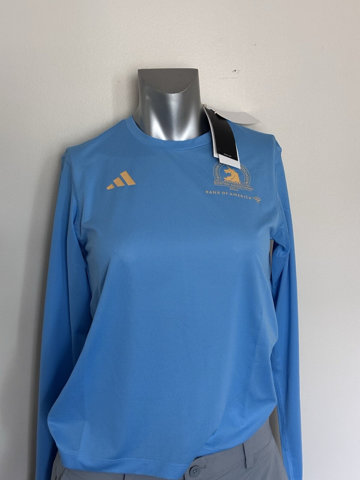 Adidas2024 BOSTON MARATHON Participant Long-Sleeved T-Shirt women xs,s,m,l,xl.