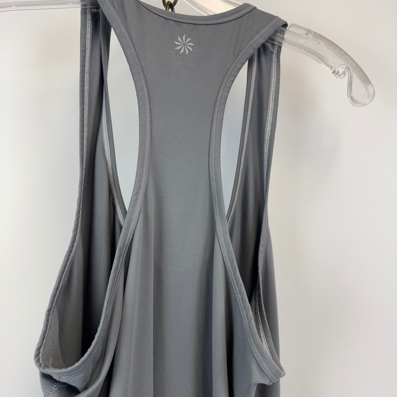 Athleta Gray Racerback Tank Dress Medium Style 964327