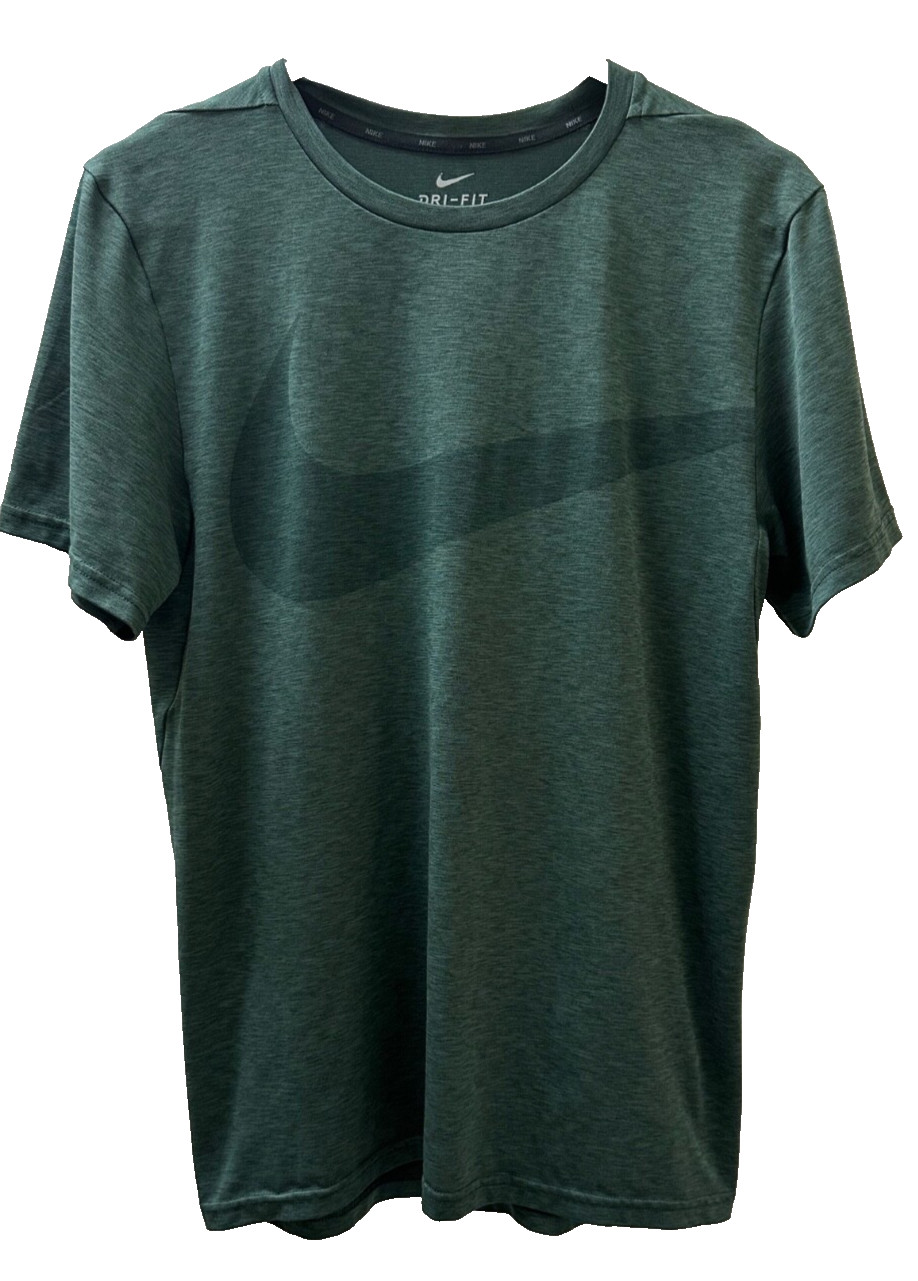 NIKE Dri-Fit Dark Green Short Sleeve Size Small