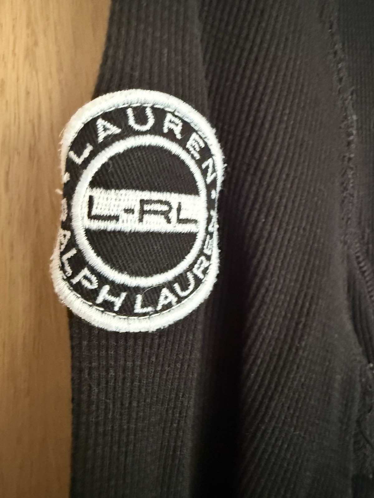Lauren Ralph Lauren Active Pullover Black/Red/White 1/4 Zip Top Women’s L