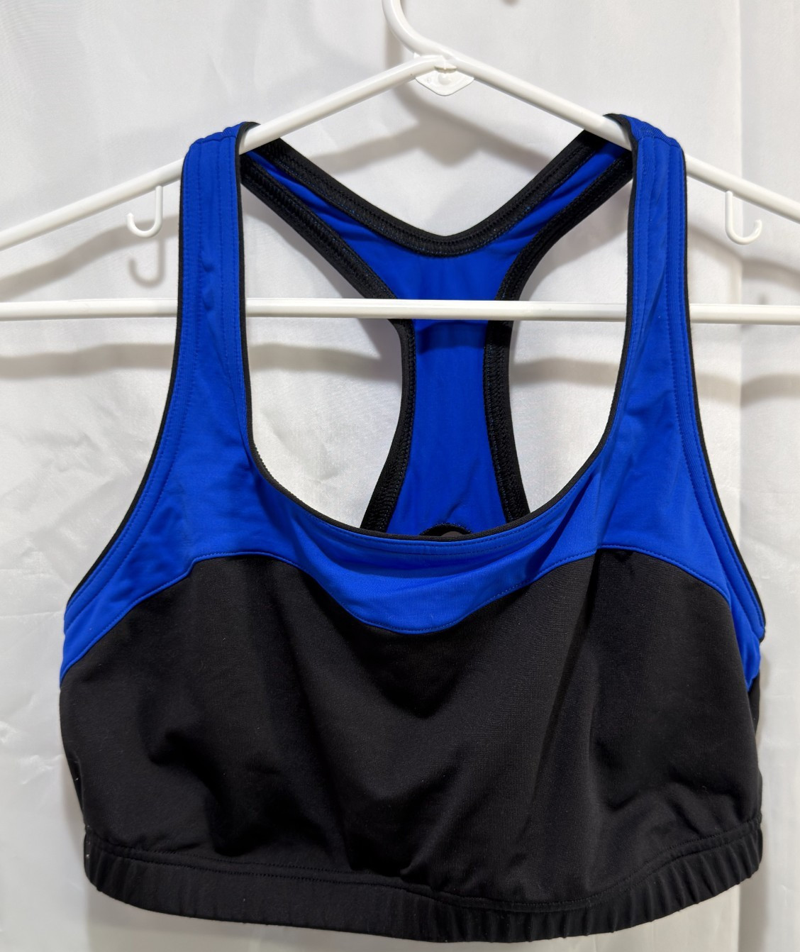 NWT Speedo Athletic Racerback Top Size L – Blue/Black