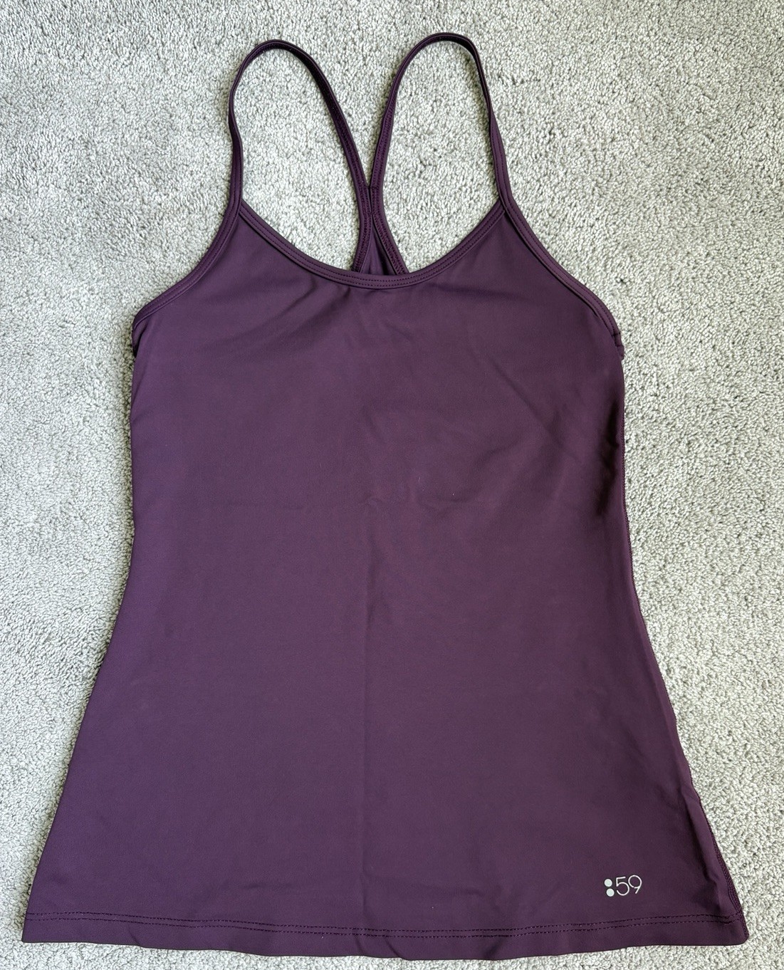 Splits 59 Racerback Sport Tank Plum Size XS Excellent Condition!